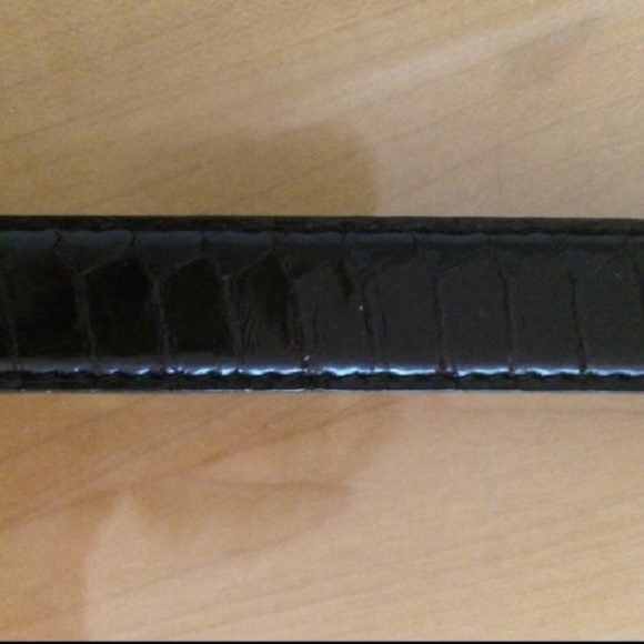 Black Snake Skin Belt (27 inch waist) - Picture 2 of 3